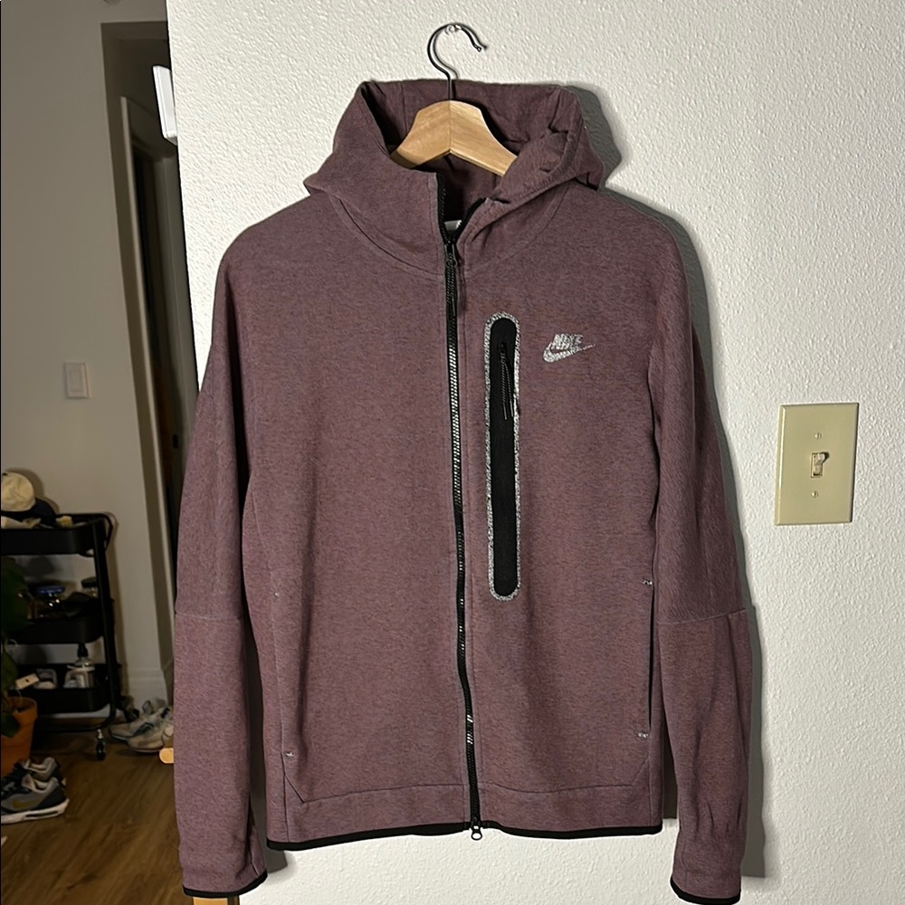 Nike Maroon Hoodie Jacket